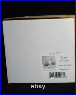 HUMMEL FIGURE 136 4/0 FRIENDS withFAWN & RARE #1069-D FARM FRIENDS HUMMELSCAPE