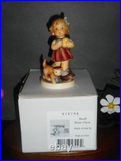 HUMMEL FIGURE 2107/B LITTLE KNITTER withKITTY & YARN & LIMITED EDITION HOPE CHEST HUMMEL FIGURE 2107/B LITTLE KNITTER withKITTY & YARN & LIMITED EDITION HOPE CHEST