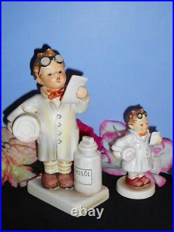 HUMMEL FIGURINES 322 PHARMACIST RIZINUSOL Lg TM6 & 322 4/0 Sm SPECIAL BACKSTAMP