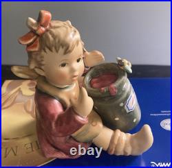 HUMMEL FIGURINE #2249 MARMALADE LOVER withGREEN MARMALADE POT #152710 MINT withBOX