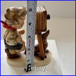 HUMMEL FIGURINE TM-2 THE PHOTOGRAPHER 5 DACHSHUND Full Bee Goebel Germany