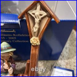HUMMEL FIGURINE WAYSIDE DEVOTION 28/III GERMANY GOEBEL Sheep Jesus BOY GIRL