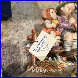HUMMEL FIGURINE WAYSIDE DEVOTION 28/III GERMANY GOEBEL Sheep Jesus BOY GIRL