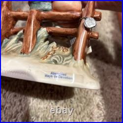 HUMMEL FIGURINE WAYSIDE DEVOTION 28/III GERMANY GOEBEL Sheep Jesus BOY GIRL
