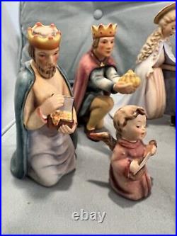 HUMMEL GOEBEL Nativity Set Christmas 1951 W. Germany 14PC STABLE 12 Piece