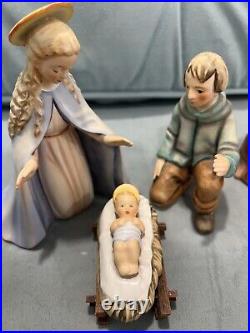 HUMMEL GOEBEL Nativity Set Christmas 1951 W. Germany 14PC STABLE 12 Piece