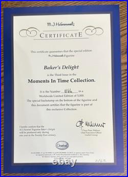 Hummel #2162Baker's Delight Limited Edition 0166/50007 1/4 TallTMK8COA