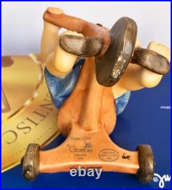 Hummel #2279 Look at Me 4.25 Figure 1st Issue 2007 TM8 Bavarian FLAG BOX COA