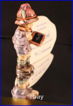 Hummel #460 Tally Dealer`s Plaque Germany Tmk 6 The Missing Bee 1979 To 1991