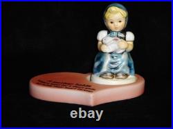 Hummel 547 4/0 Bunny's Mother #152347 & #1137-d A Mother's Love Base 818017 Mib