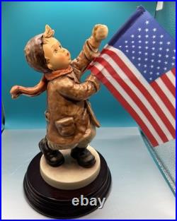 Hummel 739 Call To Glory God Bless America Special Edition 7in. With music base