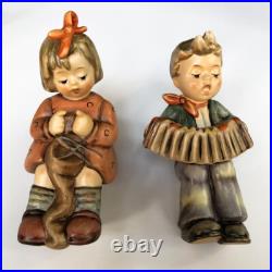 Hummel #759 To Keep You Warm + #771 Practice Makes Perfect Signed Chair COAs EUC