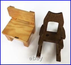 Hummel #759 To Keep You Warm + #771 Practice Makes Perfect Signed Chair COAs EUC