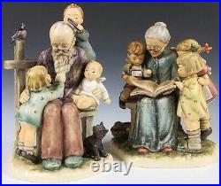 Hummel A Story From Grandma #620 & At Grandpas #621 Matched Set Limited Edition