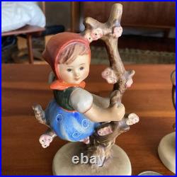 Hummel Apple Tree Boy & Girl 142 141 TMK-3 TMK-2 1950's Goebel Figurines