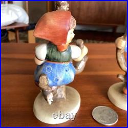 Hummel Apple Tree Boy & Girl 142 141 TMK-3 TMK-2 1950's Goebel Figurines