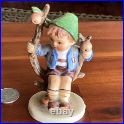 Hummel Apple Tree Boy & Girl 142 141 TMK-3 TMK-2 1950's Goebel Figurines