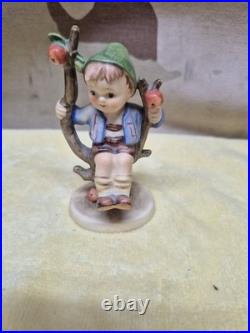 Hummel Apple Tree boy Figurine Goebel vintage W Germany 142 sitting in 2/0
