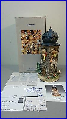 Hummel Call To Worship Tm6 Clock Tower With Chimes, Original Box, Certificate