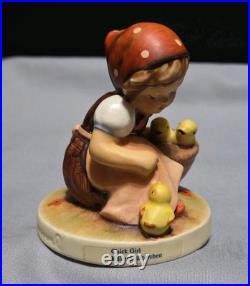 Hummel Chick Girl 57 2/0 Signed Christian Goebel Germany Girl WithBasket chicks