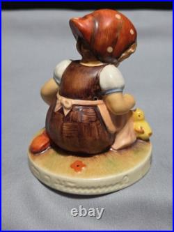 Hummel Chick Girl 57 2/0 Signed Christian Goebel Germany Girl WithBasket chicks
