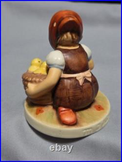 Hummel Chick Girl 57 2/0 Signed Christian Goebel Germany Girl WithBasket chicks