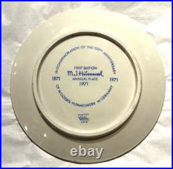 Hummel Figure Plate 1971 Hand Painted Goebel Porcelain W Germany Heavenly Angel