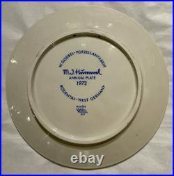 Hummel Figure Plate 1972 Hand Painted Goebel Porcelain W Germany Hear Ye Hear Ye