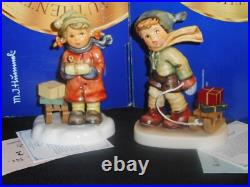 Hummel Figures 2026 2/0 Good Tidings 2047 Winter Sleigh Ride Presents/gift Boxed