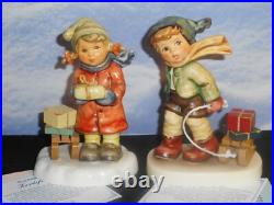 Hummel Figures 2026 2/0 Good Tidings 2047 Winter Sleigh Ride Presents/gift Boxed