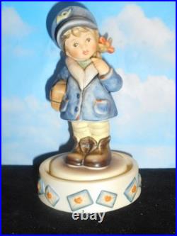 Hummel Figurine 2120 Little Miss Mail Carrier #2126 First Issue withBase Signed