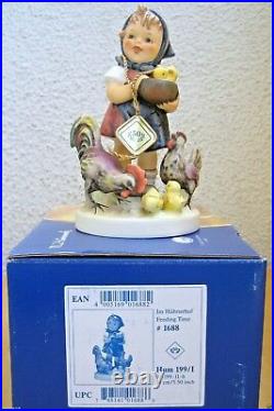 Hummel Figurine FEEDING TIME HUM 199/I TM8 Goebel Germany 50TH ANNI 199/I NIB