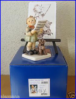 Hummel Figurine HARMONY AND LYRIC HUM #911 TM8 Goebel Germany TERRIER LOVE NIB