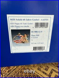 Hummel Figurine Hum 900 SPECIAL EDITION American Flag 60 Years Goebel
