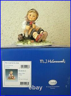 Hummel Figurine LET ME HELP YOU HUM 2246 TMK8 Goebel Germany FIRST ISSUE NIB