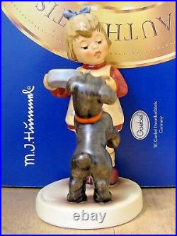 Hummel Figurine PUPPY PAUSE HUM #2032 TM8 Goebel Germany FIRST ISSUE MIB C585