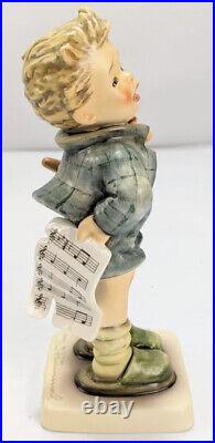 Hummel Figurine SAD SONG HUM #404 TMK8 Goebel Germany BOY Tears Postcard Easel