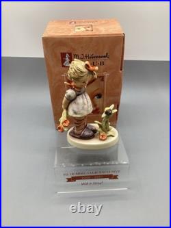 Hummel Figurine WILL IT STING HUM 450/0 TMK8 Goebel Germany NOS With Base