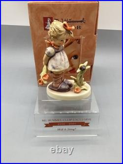 Hummel Figurine WILL IT STING HUM 450/0 TMK8 Goebel Germany NOS With Base