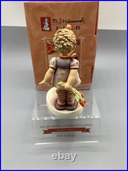 Hummel Figurine WILL IT STING HUM 450/0 TMK8 Goebel Germany NOS With Base