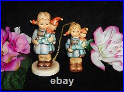 Hummel Figurines #536 3/0 Christmas Surprise & Rare #536 3/0/o Matching Ornament