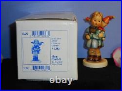 Hummel Figurines #536 3/0 Christmas Surprise & Rare #536 3/0/o Matching Ornament