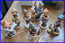 Hummel Figurines 7 Assorted Pieces Stamped Goebel Germany