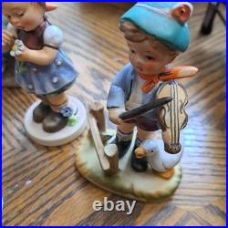 Hummel Figurines 7 Assorted Pieces Stamped Goebel Germany