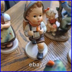 Hummel Figurines 7 Assorted Pieces Stamped Goebel Germany