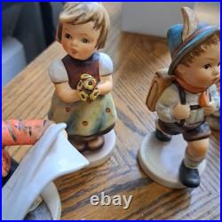 Hummel Figurines 7 Assorted Pieces Stamped Goebel Germany