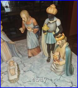 Hummel Goebel 10 pc Nativity 3 Wisemen, Joseph+ Christmas Set #214 Germany