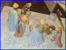 Hummel Goebel 10 pc Nativity 3 Wisemen, Joseph+ Christmas Set #214 Germany