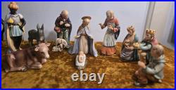 Hummel Goebel 10 pc Nativity Figurine Set 214 West Germany Beautiful Condition