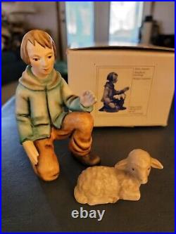 Hummel Goebel 214/G Nativity Shepherd Kneeling With The One Lost Sheep